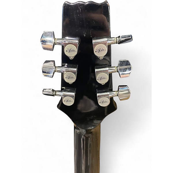 Used 1990s Aria AW 75B Black Acoustic Guitar