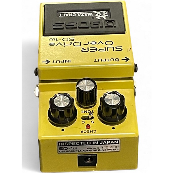 Used BOSS SD1W Super Overdrive Waza Craft Effect Pedal