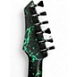 Used 2020s Aristides custom 060 neon green splatter sat Solid Body Electric Guitar