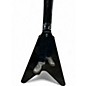Used Epiphone Kirk Hammett '79 Flying V Ebony Solid Body Electric Guitar