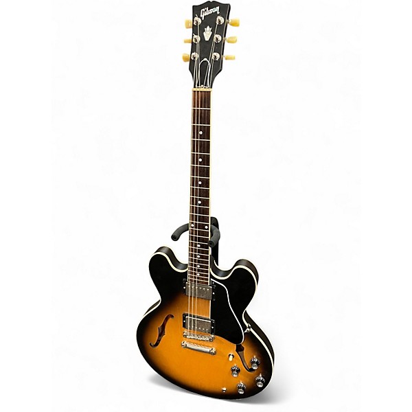 Used Gibson ES-335 Satin Satin Sunburst Hollow Body Electric Guitar