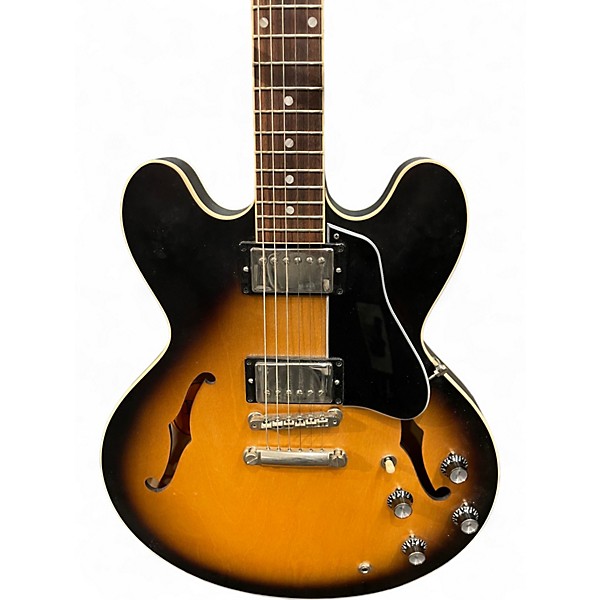 Used Gibson ES-335 Satin Satin Sunburst Hollow Body Electric Guitar