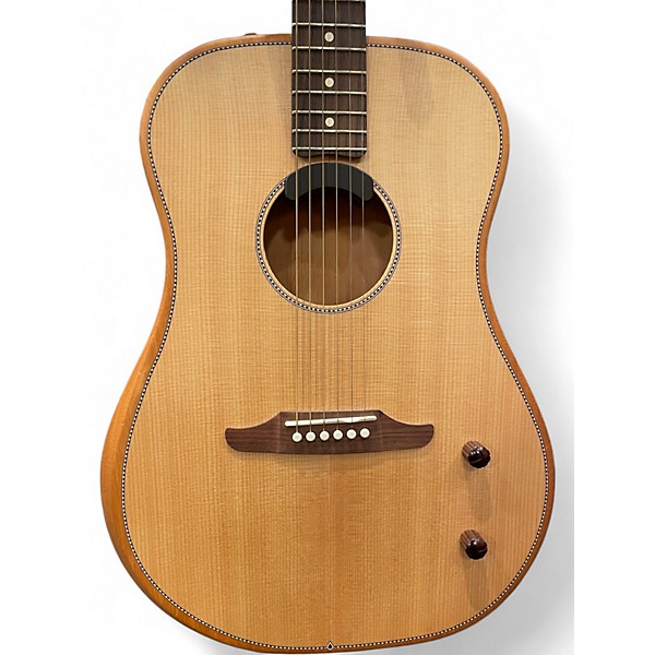 Used Fender HIGHWAY DREADNOUGHT Natural Acoustic Electric Guitar