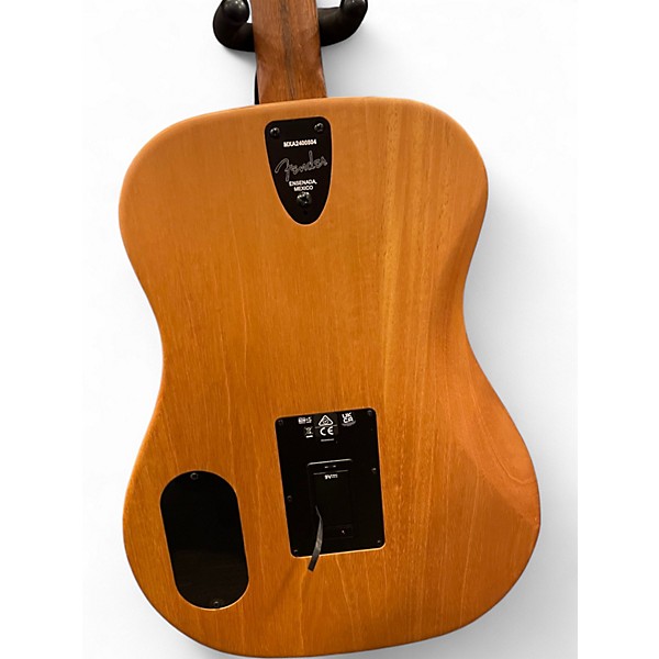 Used Fender HIGHWAY DREADNOUGHT Natural Acoustic Electric Guitar