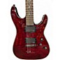 Used Schecter Guitar Research Damien Special Trans Red Solid Body Electric Guitar thumbnail
