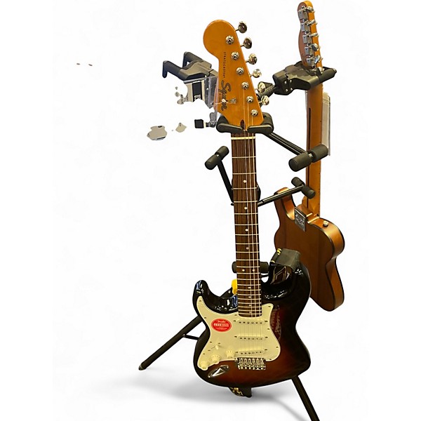 Used Squier Classic Vibe 1960S Stratocaster Left Handed 3 Color Sunburst Electric Guitar