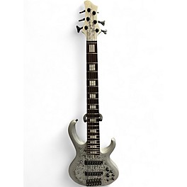 Used Ibanez BTB25TH6 Silver Blizzard Matte Electric Bass Guitar