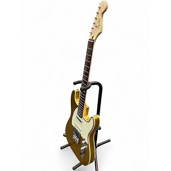 Used Squier PARANORMAL NASHVILLE STRAT Aztec Gold Solid Body Electric Guitar