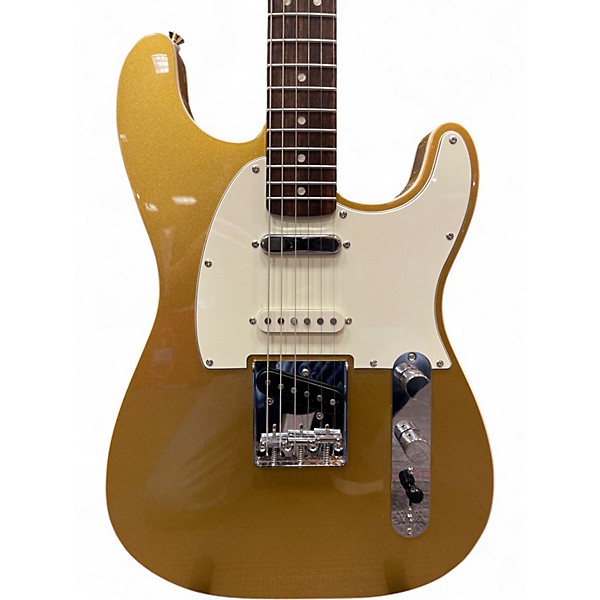 Used Squier PARANORMAL NASHVILLE STRAT Aztec Gold Solid Body Electric Guitar