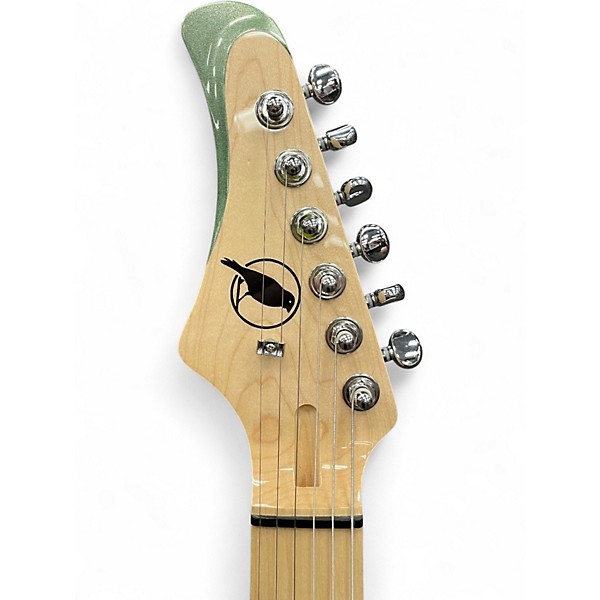 Used Cave And Canary Meteor Standard Lefty Ferngully Metallic Electric Guitar