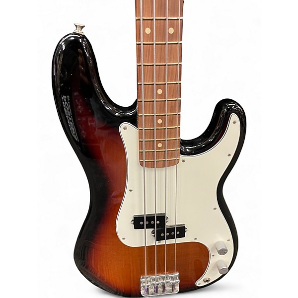 Used Fender Player Precision Bass 2 Color Sunburst Electric Bass Guitar