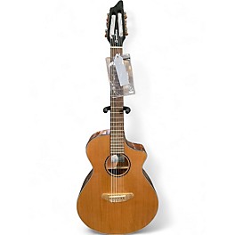 Used Breedlove Discovery Concert Cutaway Nylon Natural Classical Acoustic Electric Guitar
