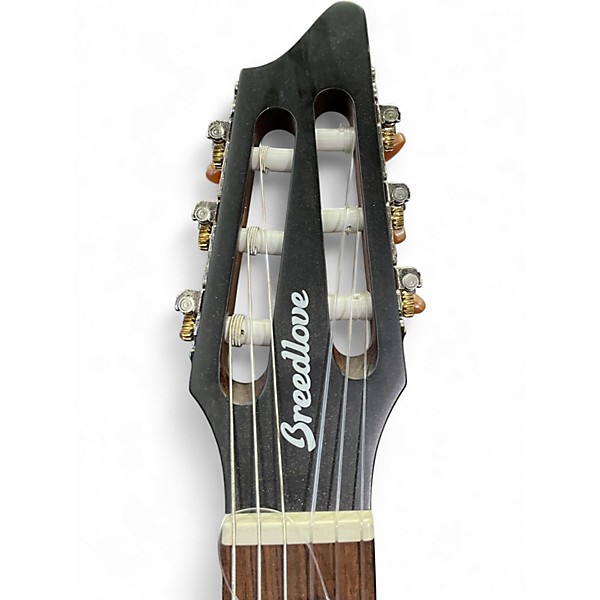 Used Breedlove Discovery Concert Cutaway Nylon Natural Classical Acoustic Electric Guitar