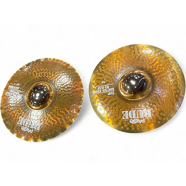 Used Paiste 14in Rude Hi Hat Pair Cymbal