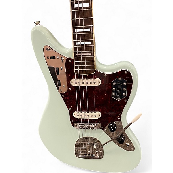 Used Squier classic vibe 70s jaguar Surf Green Solid Body Electric Guitar