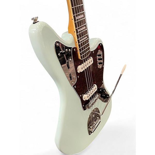 Used Squier classic vibe 70s jaguar Surf Green Solid Body Electric Guitar