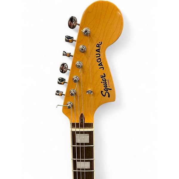 Used Squier classic vibe 70s jaguar Surf Green Solid Body Electric Guitar