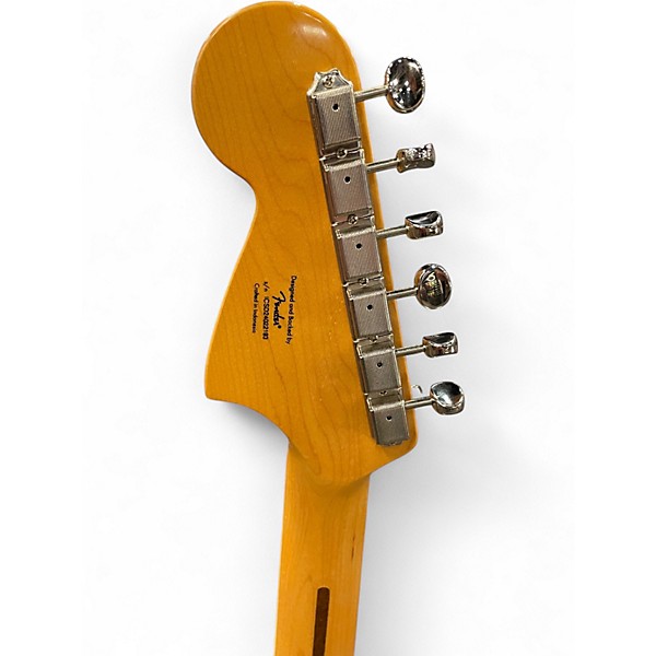 Used Squier classic vibe 70s jaguar Surf Green Solid Body Electric Guitar