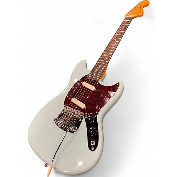 Used Squier Classic Vibe 60s Mustang Daphne Blue Solid Body Electric Guitar