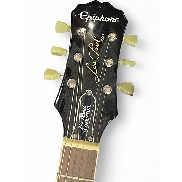 Used Epiphone Les Paul Standard Florentine Pro 2 Tone Sunburst Hollow Body Electric Guitar