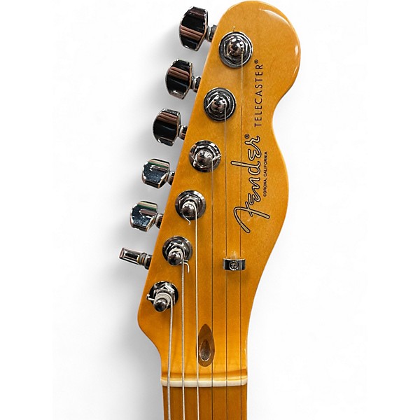 Used Fender American Professional II Telecaster Blue Solid Body Electric Guitar