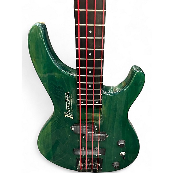 Used Aria Pro II GTB-DX-PJ GREEN Electric Bass Guitar