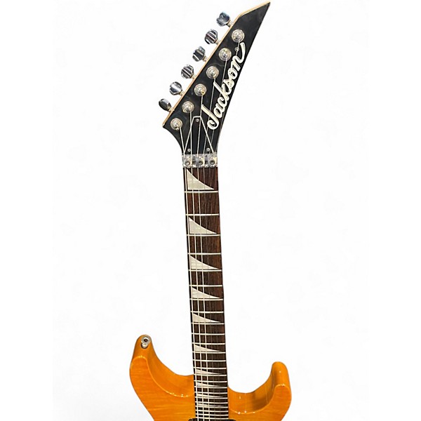 Used Jackson DK2 Pro Dinky Trans Amber Solid Body Electric Guitar