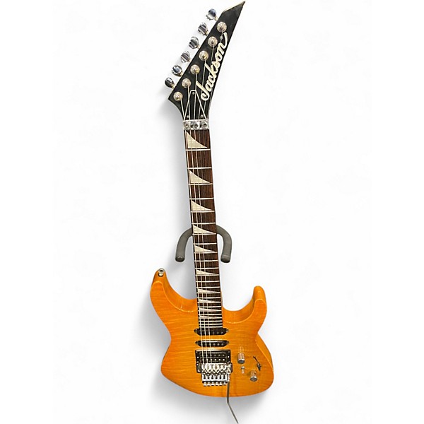 Used Jackson DK2 Pro Dinky Trans Amber Solid Body Electric Guitar