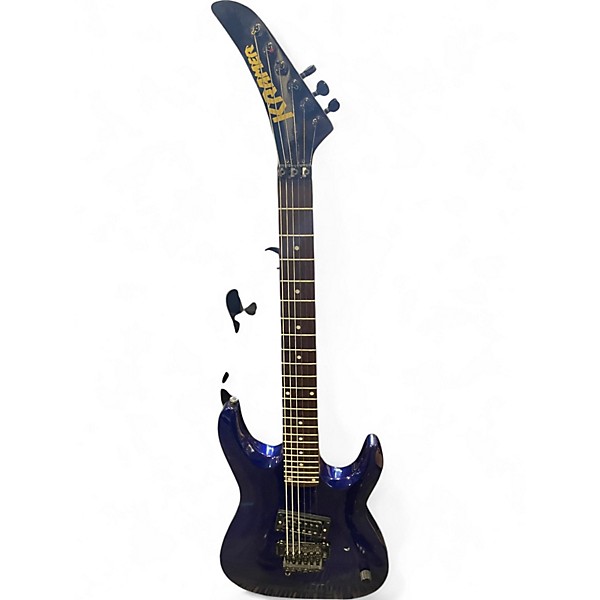 Used Kramer Baretta Blue Solid Body Electric Guitar
