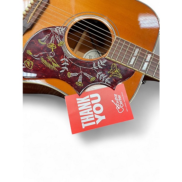 Used 2013 Gibson Hummingbird Cherry Sunburst Acoustic Electric Guitar