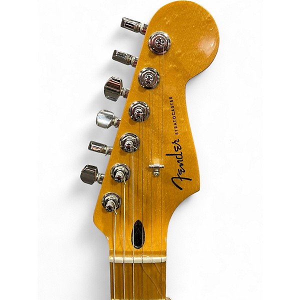 Used Fender Player Plus Stratocaster Noiseless Olympic Pearl Solid Body Electric Guitar