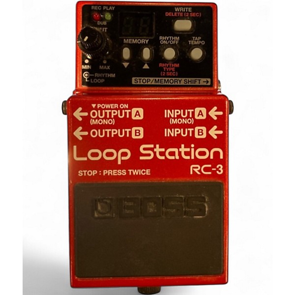 Used BOSS RC3 Loop Station Pedal