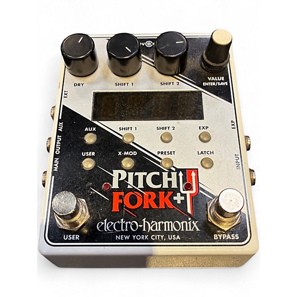Used Electro-Harmonix Pitch Fork Polyphonic Pitch Shifting Effect Pedal