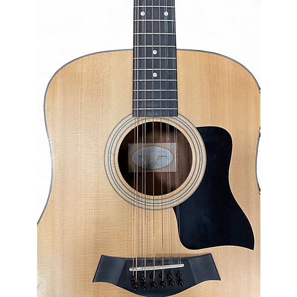 Used 2014 Taylor 150e Natural 12 String Acoustic Electric Guitar