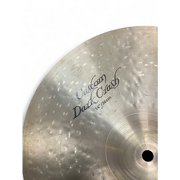 Used Zildjian 14in K Custom Dark Crash Cymbal