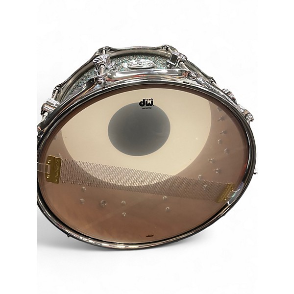 Used DW 14X6.5 Performance Series Snare OCEAN GALAXY Drum