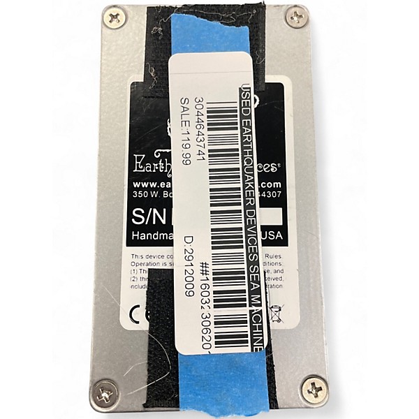 Used EarthQuaker Devices Sea Machine Super Chorus Effect Pedal