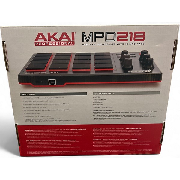Used Akai Professional MPD218 MIDI Controller
