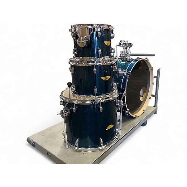 Used SPL 4 Piece VELOCITY 4PC Blue Drum Kit
