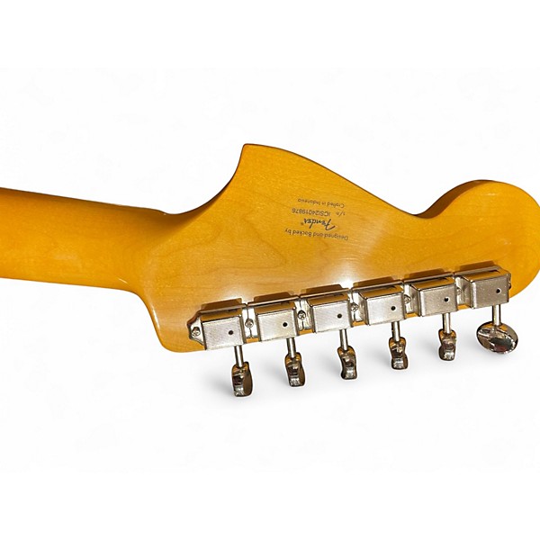 Used Squier Vintage Modified Bass VI Black Electric Bass Guitar