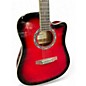 Used Ibanez PF28ECE-TRS RED BURST Acoustic Electric Guitar
