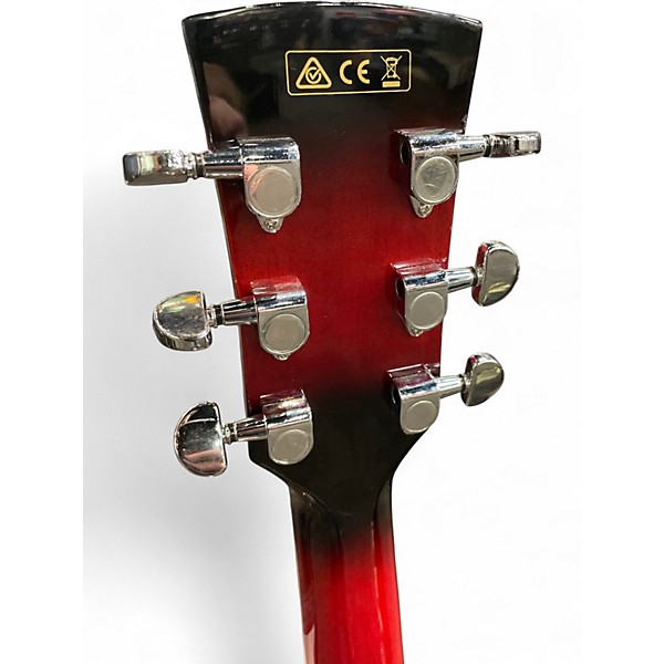 Used Ibanez PF28ECE-TRS RED BURST Acoustic Electric Guitar