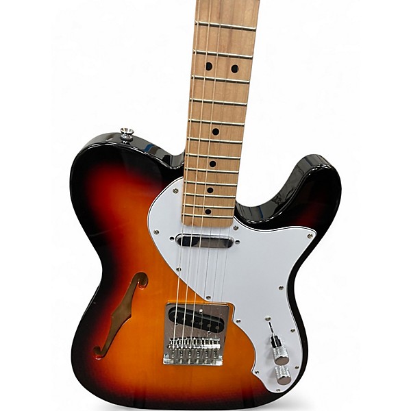 Used Squier AFFINITY TELECASTER THINLINE 3 Color Sunburst Hollow Body Electric Guitar