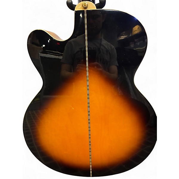 Used Epiphone J-200 EC STUDIO 3 Color Sunburst Acoustic Electric Guitar