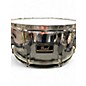 Used Pearl 6.5X14 EXPORT CHROME STEEL SNARE Chrome Drum