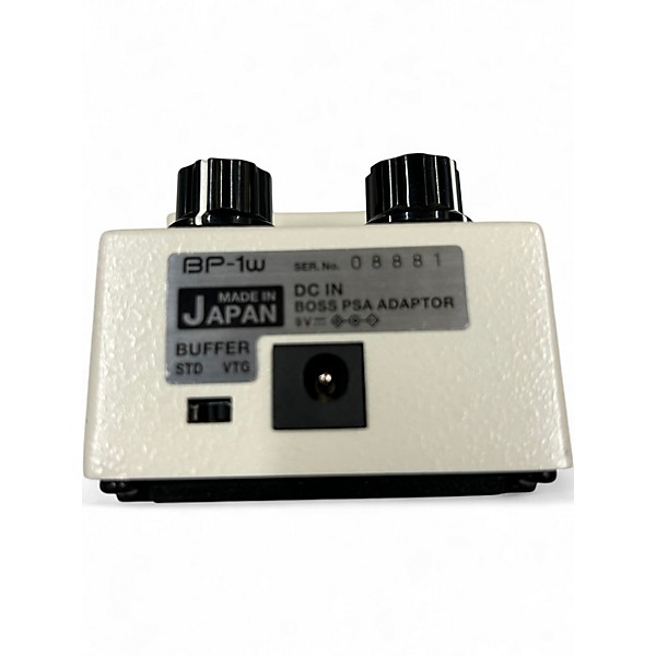 Used BOSS BP-1W Waza Craft Booster/Preamp Effects Pedal White Effect Pedal