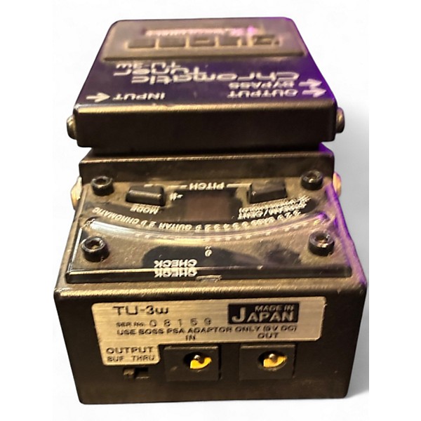 Used BOSS TU3W Waza Craft Chromatic Tuner Pedal
