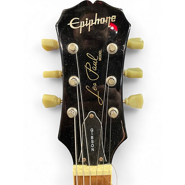 Used Epiphone les paul mik Blue Burst Solid Body Electric Guitar