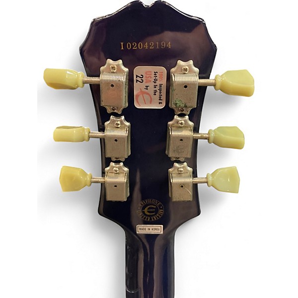 Used Epiphone les paul mik Blue Burst Solid Body Electric Guitar