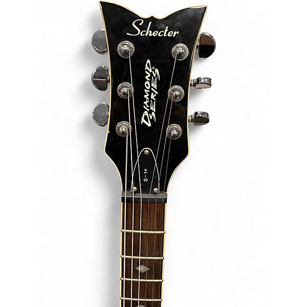 Used Schecter Guitar Research S-1+ Crimson Red Burst Solid Body Electric Guitar